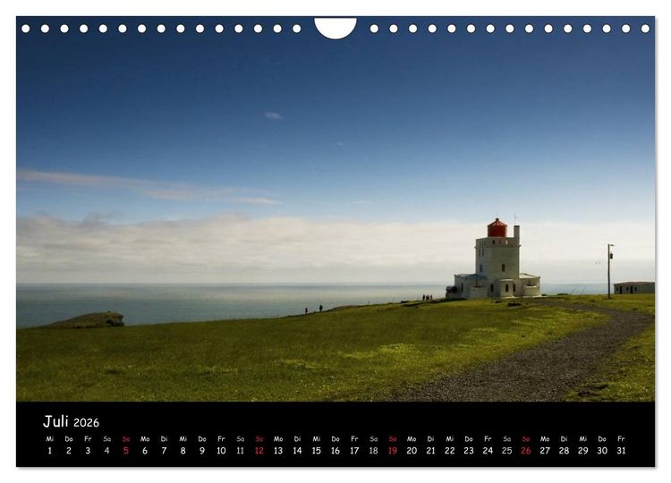 Produktbild: Island (Wandkalender 2026 DIN A4 quer), CALVENDO Monatskalender