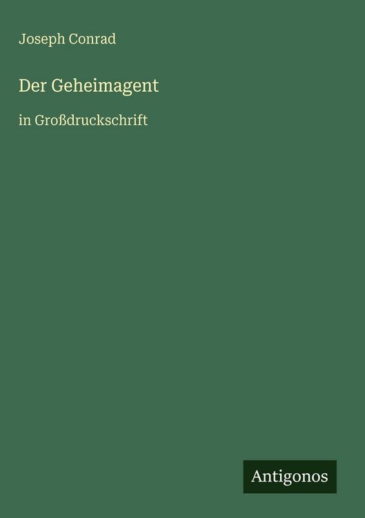 Produktbild: Der Geheimagent