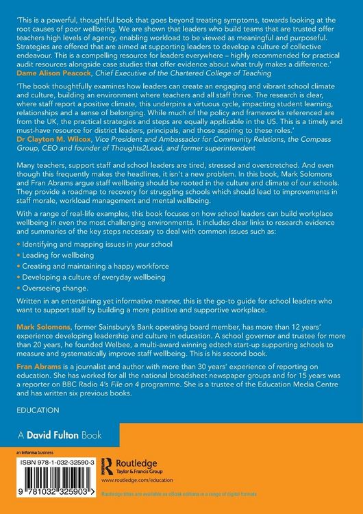 Produktbild: What Makes Teachers Unhappy, and What Can You Do About It? Building a Culture of Staff Wellbeing