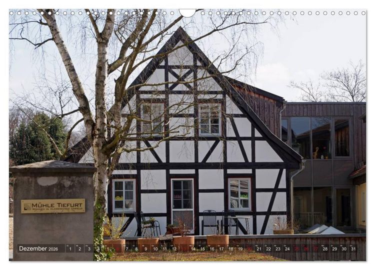 Produktbild: Kleine Perle Weimar-Tiefurt (Wandkalender 2026 DIN A3 quer), CALVENDO Monatskalender