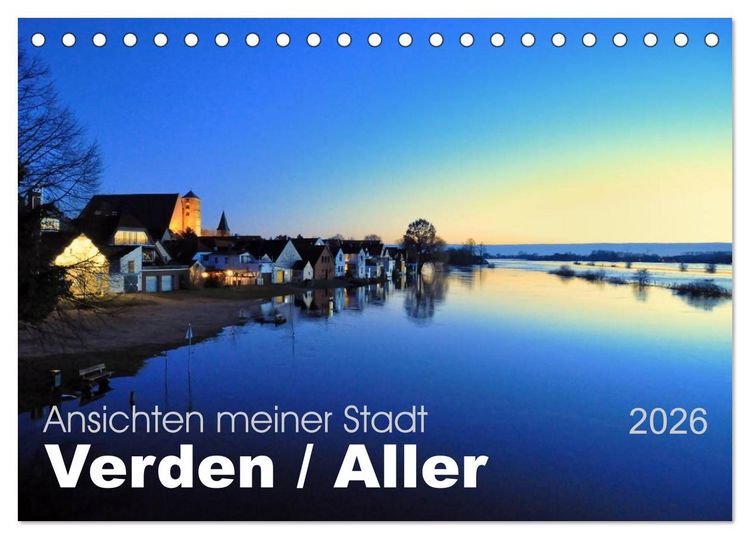Produktbild: Ansichten meiner Stadt - Verden Aller (Tischkalender 2026 DIN A5 quer), CALVENDO Monatskalender