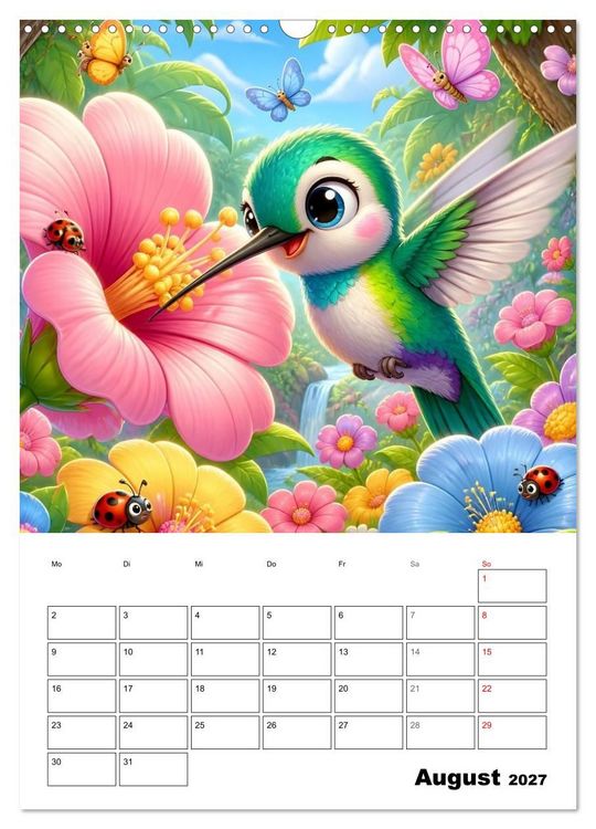 Produktbild: Kolibri-Welten (Wandkalender 2027 DIN A3 hoch), CALVENDO Monatskalender