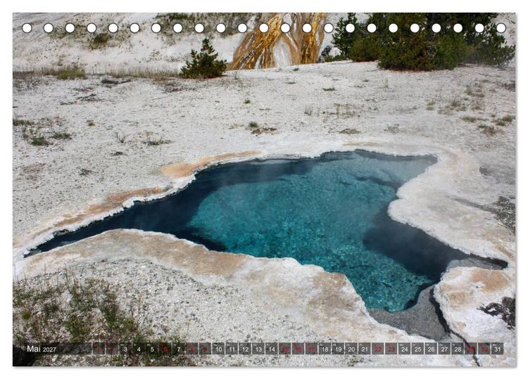 Produktbild: Farben des Yellowstone National Park 2027 (Tischkalender 2027 DIN A5 quer), CALVENDO Monatskalender
