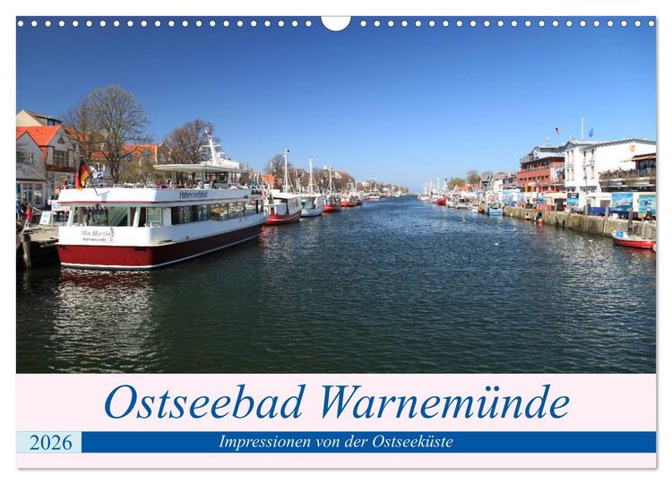 Produktbild: Ostseebad Warnem&uuml;nde (Wandkalender 2026 DIN A3 quer), CALVENDO Monatskalender