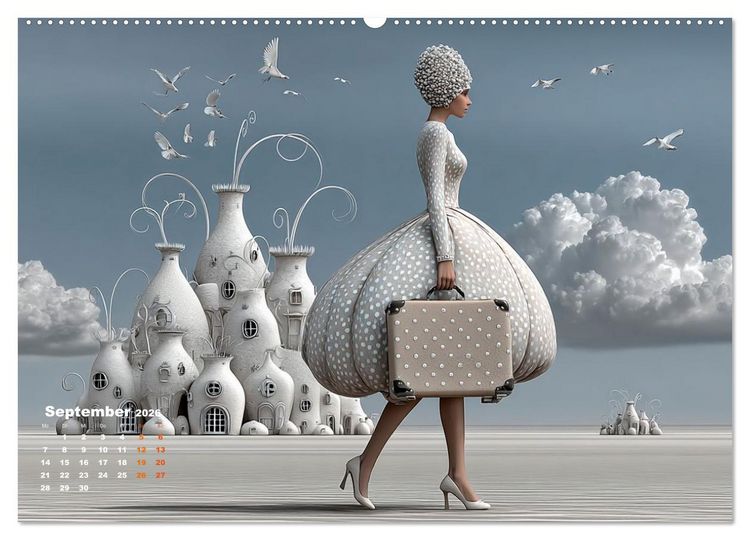 Produktbild: Zwischen Himmel und Gep&auml;ck (Wandkalender 2026 DIN A2 quer), CALVENDO Monatskalender