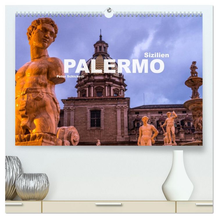Produktbild: Sizilien - Palermo (hochwertiger Premium Wandkalender 2026 DIN A2 quer), Kunstdruck in Hochglanz