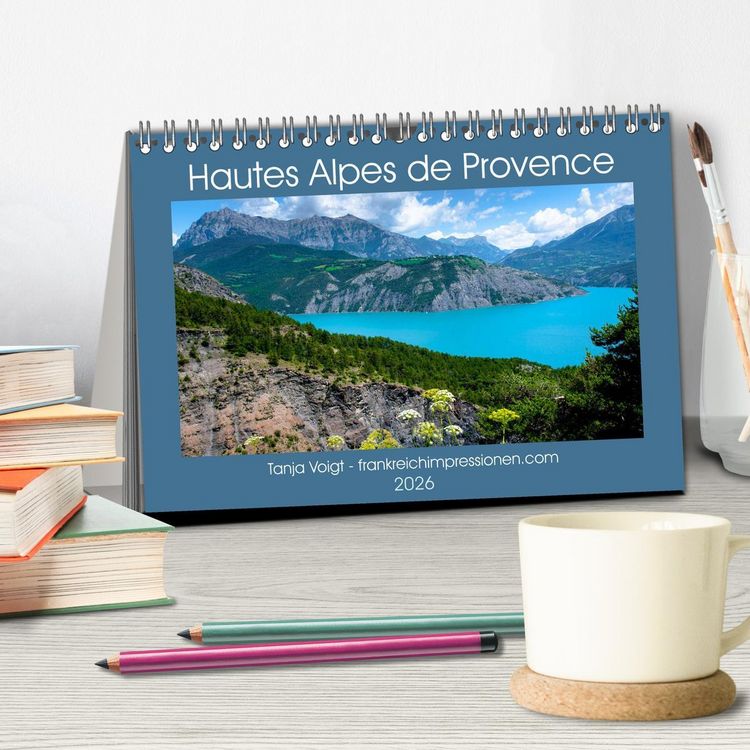 Produktbild: Hautes Alpes de Provence (Tischkalender 2026 DIN A5 quer), CALVENDO Monatskalender