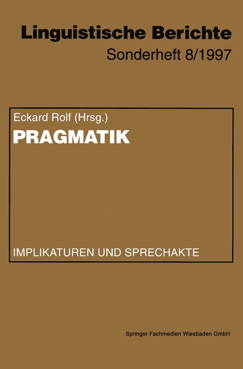 Produktbild: Pragmatik