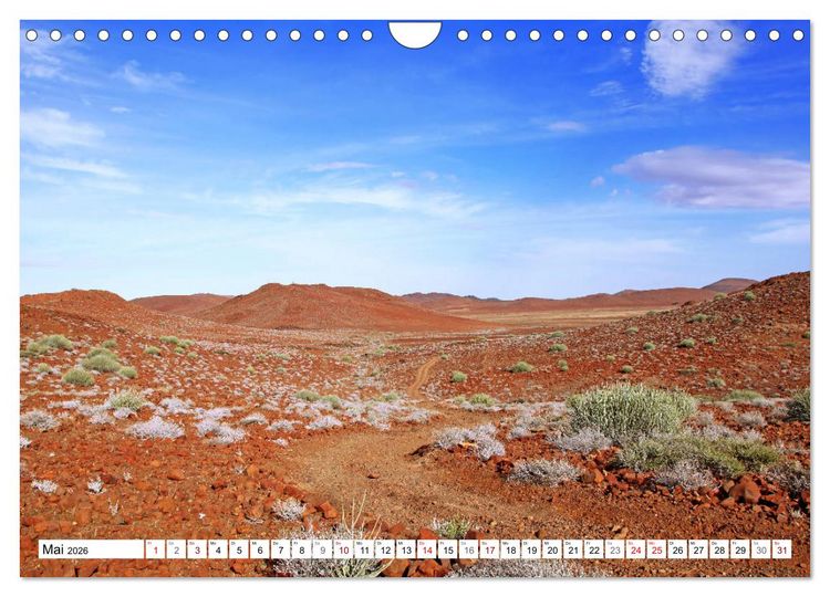 Produktbild: Namibia - Weite sp&uuml;ren (Wandkalender 2026 DIN A4 quer), CALVENDO Monatskalender