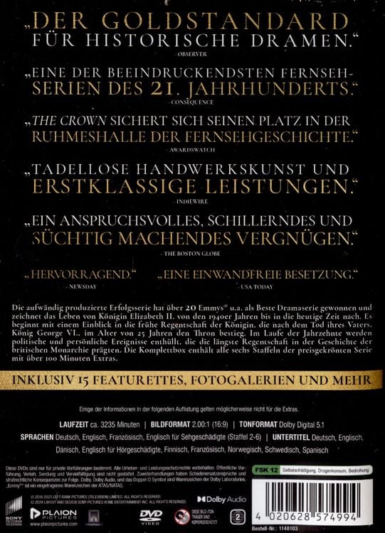 The Crown - Die komplette Serie [24 DVDs]
