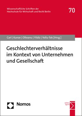 Produktbild: Geschlechterverh&auml;ltnisse im Kontext von Unternehmen und Gesellschaft
