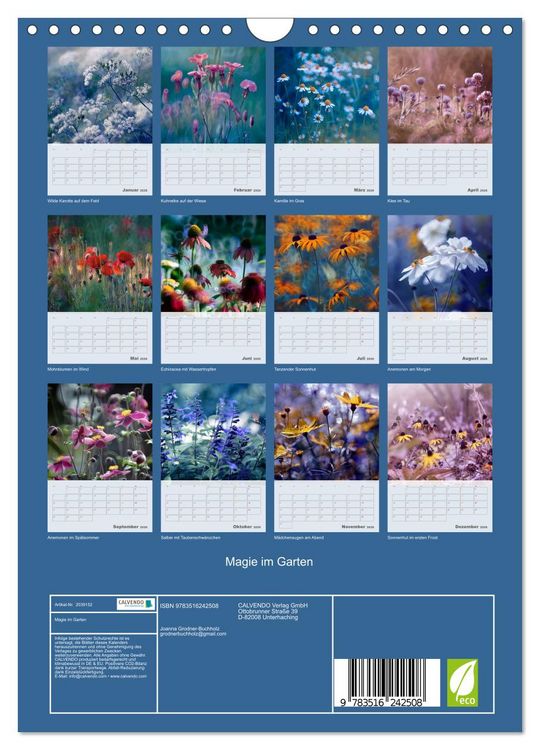 Produktbild: Magie im Garten (Wandkalender 2026 DIN A4 hoch), CALVENDO Monatskalender