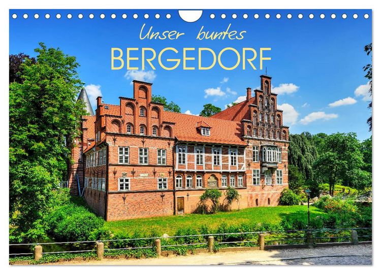 Produktbild: Unser buntes Bergedorf (Wandkalender 2026 DIN A4 quer), CALVENDO Monatskalender