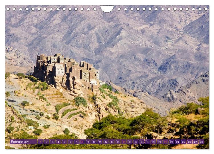 Produktbild: Die Baukunst des Jemen (Wandkalender 2026 DIN A4 quer), CALVENDO Monatskalender