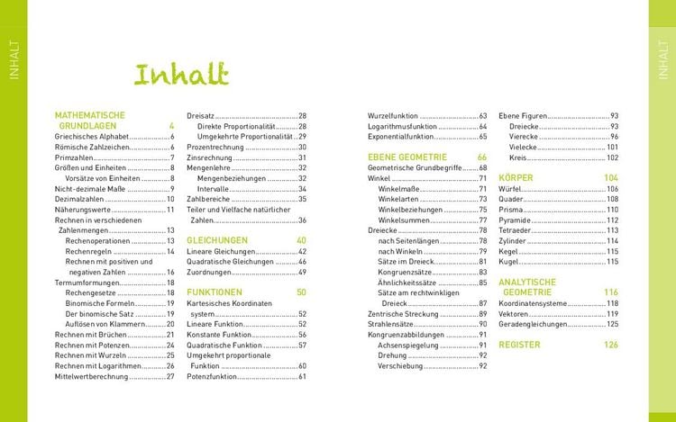 Produktbild: Mathematik Formeln & Grundlagen 5.-10. Klasse