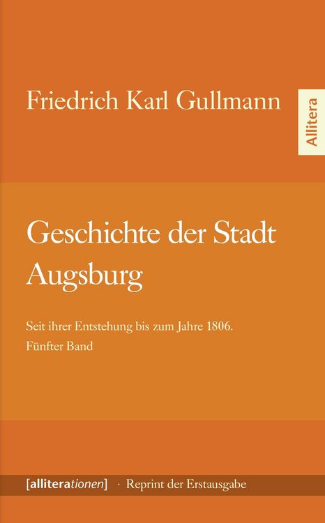 Produktbild: Geschichte der Stadt Augsburg