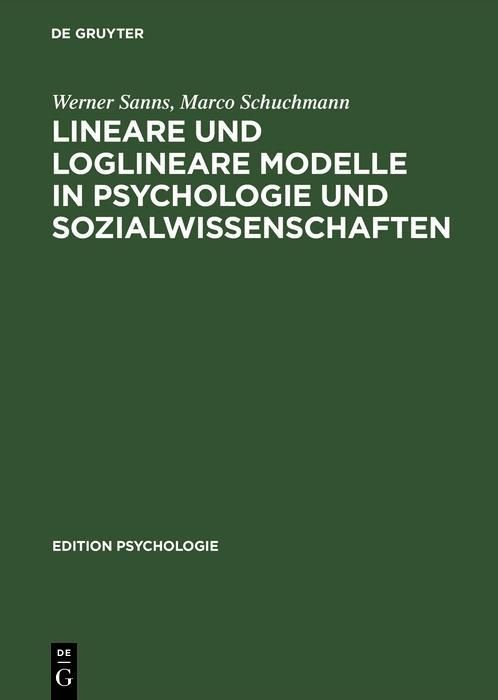 Produktbild: Lineare und loglineare Modelle in Psychologie und Sozialwissenschaften
