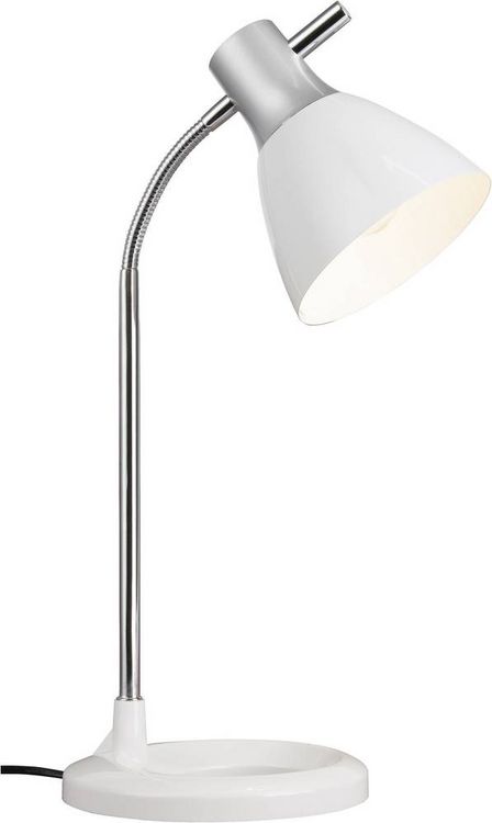 Produktbild: Brilliant Jan 92762/05 Tischlampe Energiesparlampe E27 40W Wei&szlig;