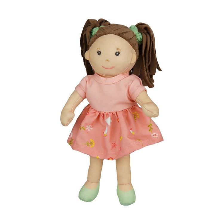 Produktbild: Stoffpuppe ''Rosa'' mit Kleidchen 22 cm