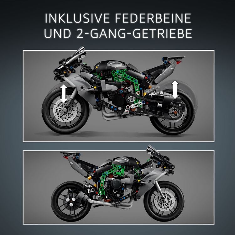 Produktbild: LEGO 42170 | Technic Kawasaki Ninja H2R Motorrad 42170, Geschenk f&uuml;r Kinder