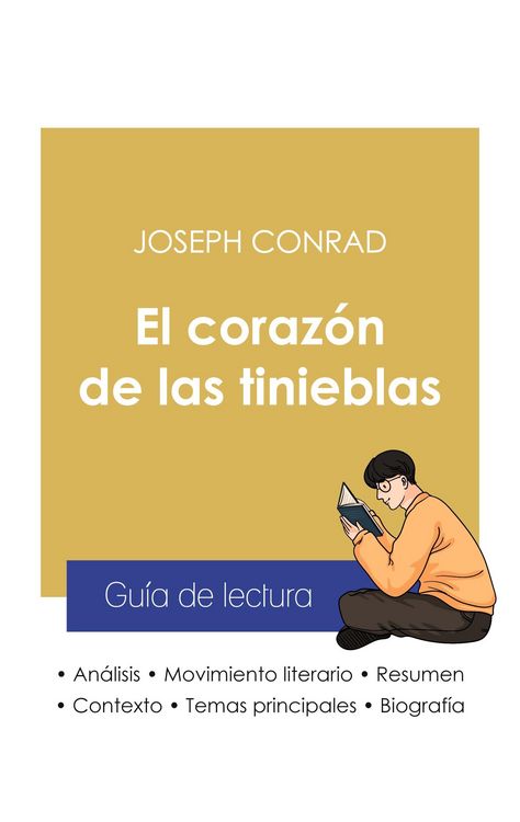 Produktbild: Gu&iacute;a de lectura El coraz&oacute;n de las tinieblas de Joseph Conrad (an&aacute;lisis literario de referencia y resumen completo)