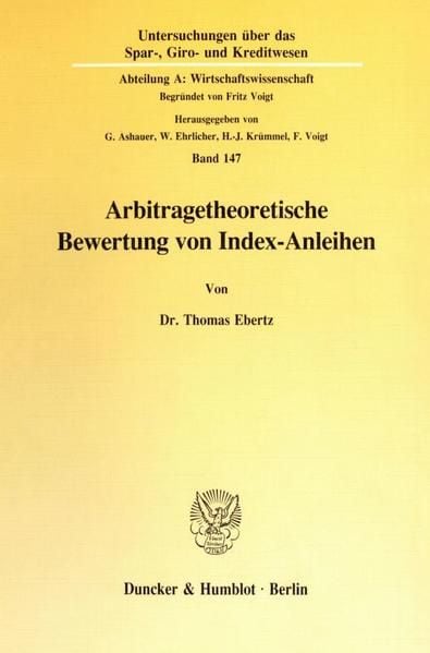 Produktbild: Arbitragetheoretische Bewertung von Index-Anleihen.