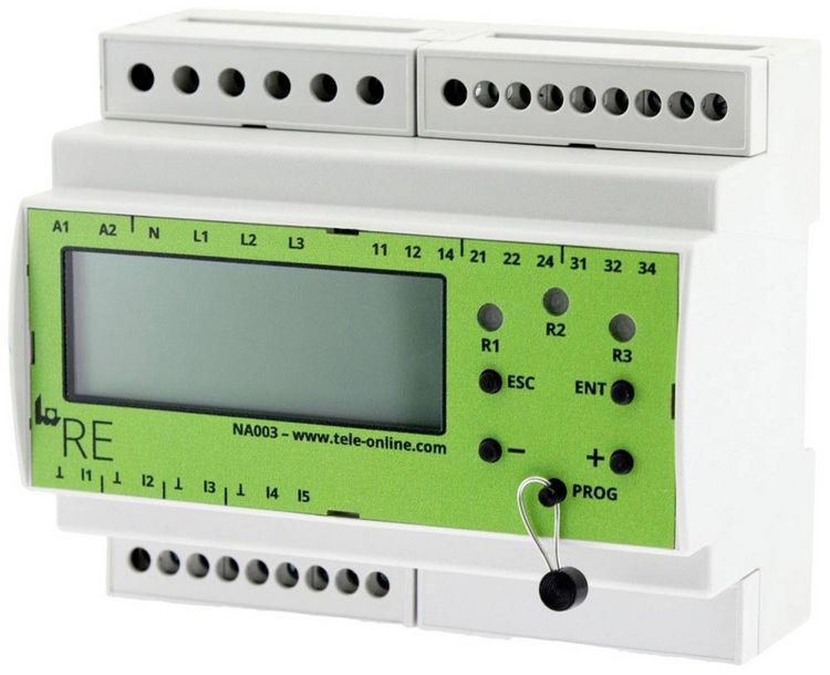 Produktbild: TELE Haase NA003-M64 Version K 2700100K &Uuml;berwachungsrelais Anzahl Relais-Ausg&auml;nge: 3