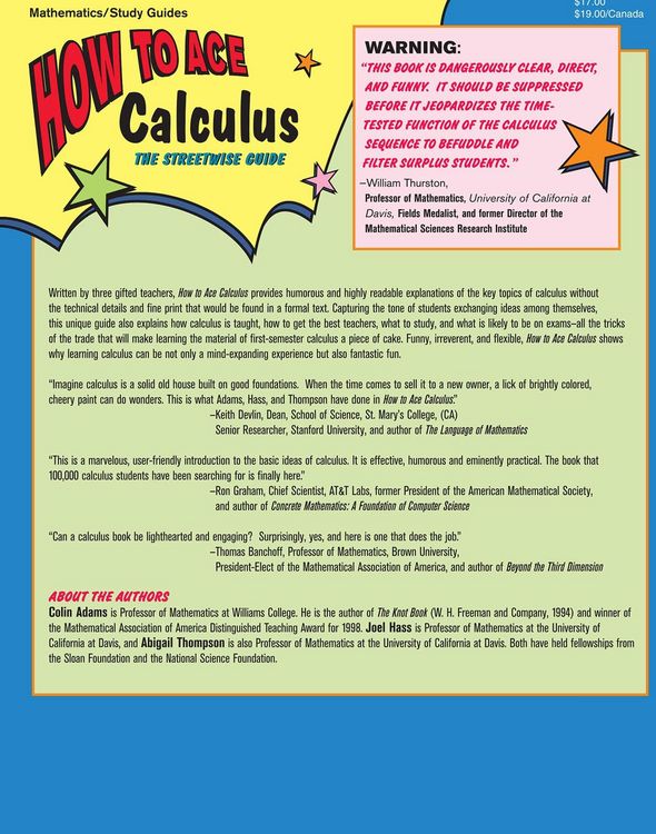 Produktbild: How to Ace Calculus