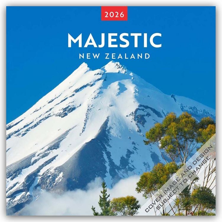 Produktbild: Majestic New Zealand – Neuseeland 2026 – Wandkalender