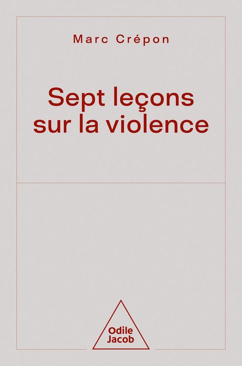 Produktbild: Sept lecons sur la violence