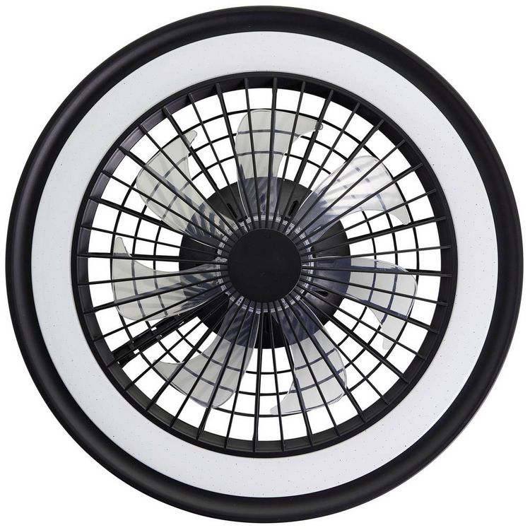 Produktbild: Brilliant G99280/06 Palmero LED-Deckenleuchte mit Ventilator LED-Modul 40W Schwarz
