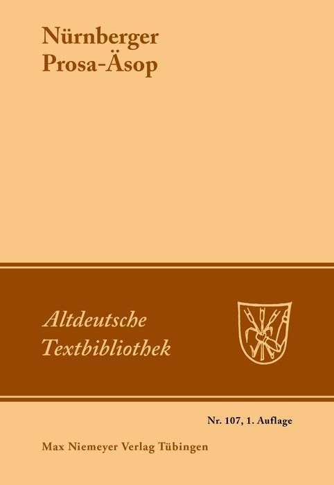 Produktbild: N&uuml;rnberger Prosa-&Auml;sop