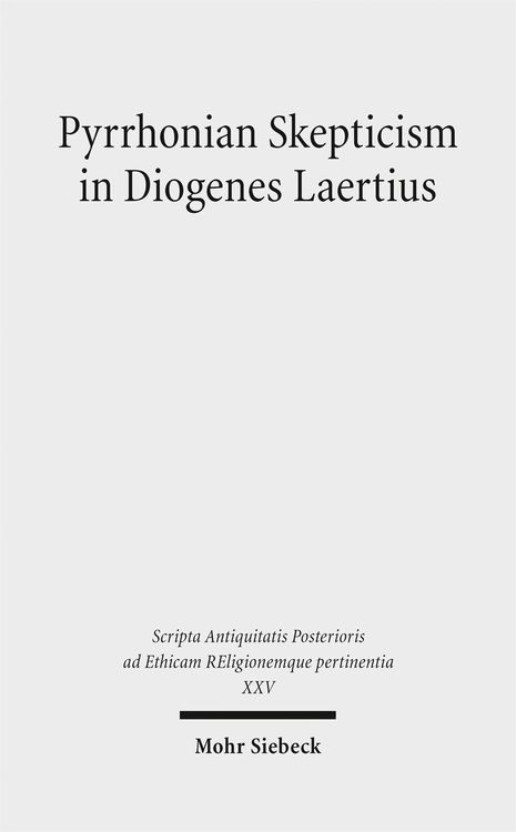 Produktbild: Pyrrhonian Skepticism in Diogenes Laertius