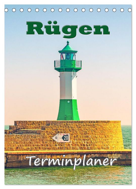 Produktbild: R&uuml;gen - Terminplaner (Tischkalender 2026 DIN A5 hoch), CALVENDO Monatskalender