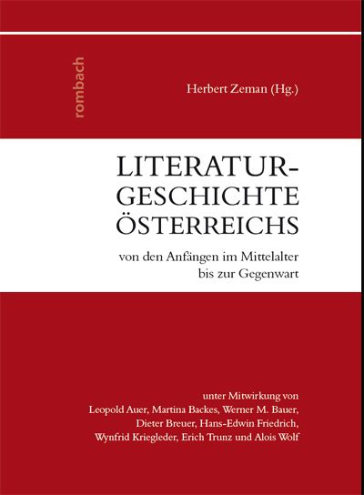 Produktbild: Literaturgeschichte &Ouml;sterreichs von den Anf&auml;ngen im Mittelalter bis zur Gegenwart