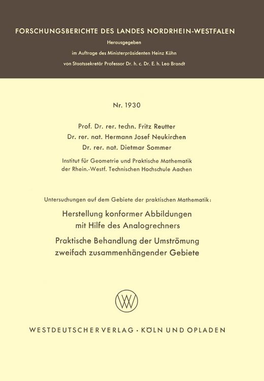 Produktbild: Untersuchungen auf dem Gebiete der praktischen Mathematik