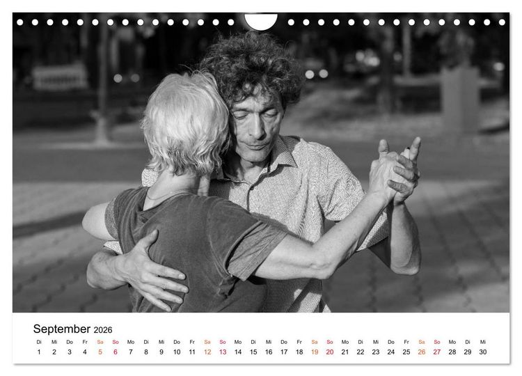 Produktbild: Tango Argentino - Paare beim Tanz auf &ouml;ffentlichen Pl&auml;tzen (Wandkalender 2026 DIN A4 quer), CALVENDO Monatskalender
