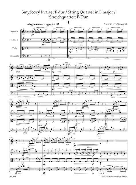 Produktbild: Streichquartett Nr. 12 F-Dur op. 96 "Amerikanisches Quartett"