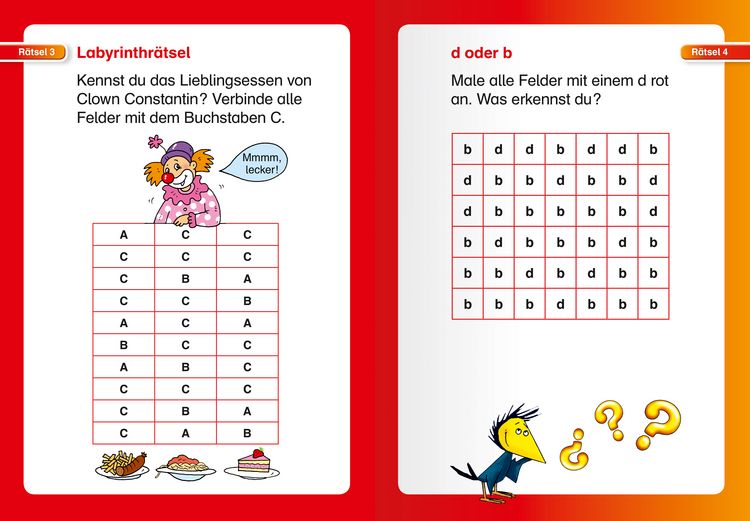 Produktbild: Leserabe: Kunterbunte R&auml;tsel zum Lesenlernen (1. Lesestufe)