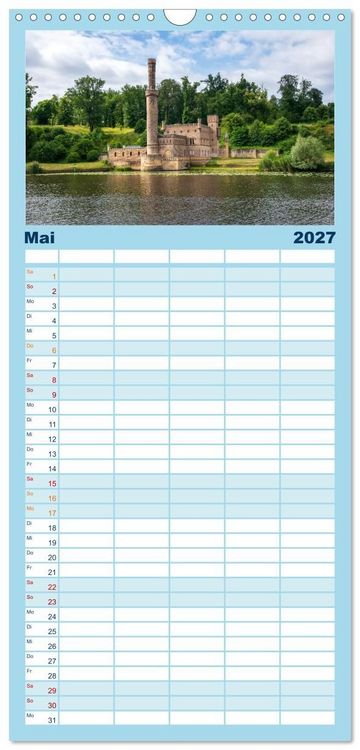 Produktbild: Familienplaner 2027 - Bootscharter nach Berlin mit 5 Spalten (Wandkalender, 21 x 45 cm) CALVENDO