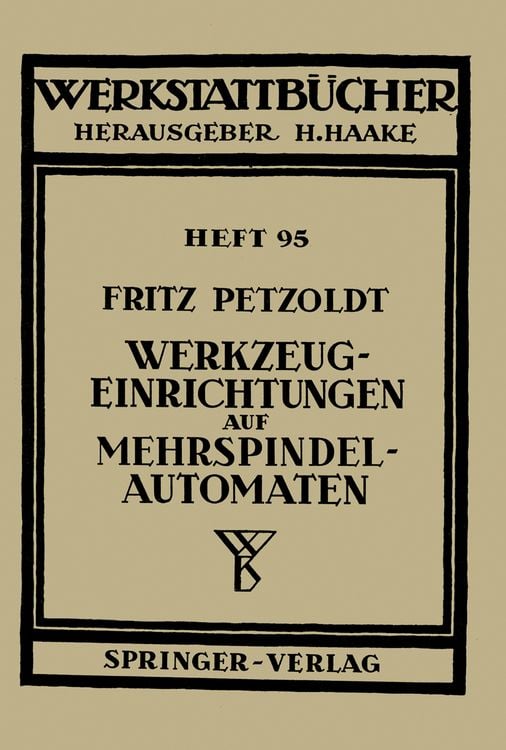 Produktbild: Werkzeugeinrichtungen auf Mehrspindelautomaten