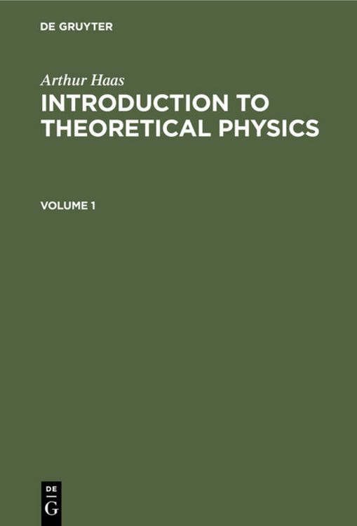Produktbild: Introduction to Theoretical Physics. Volume 1