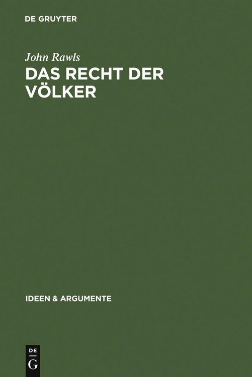 Produktbild: Das Recht der V&ouml;lker