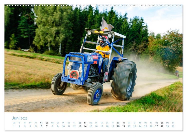 Produktbild: Traktorrennen - die 24 Stunden von Reingers (hochwertiger Premium Wandkalender 2026 DIN A2 quer), Kunstdruck in Hochglanz