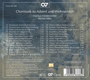 Produktbild: Chormusik zu Advent und Weihnachten
