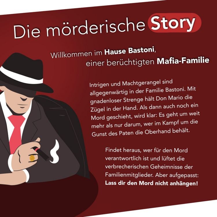 Produktbild: CRIMECASES Krimidinner: Der letzte Pate