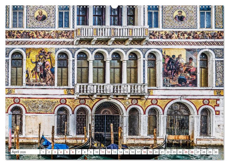 Produktbild: Venedig - Impressionen aus der Serenissima (Wandkalender 2026 DIN A2 quer), CALVENDO Monatskalender