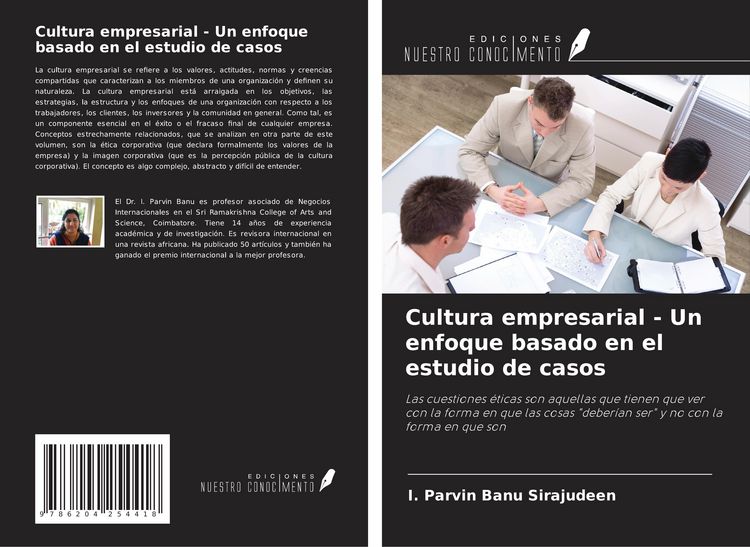 Produktbild: Cultura empresarial - Un enfoque basado en el estudio de casos