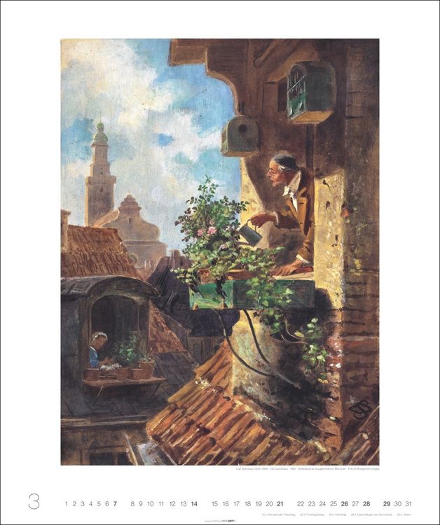 Produktbild: Carl Spitzweg Edition Kalender 2027