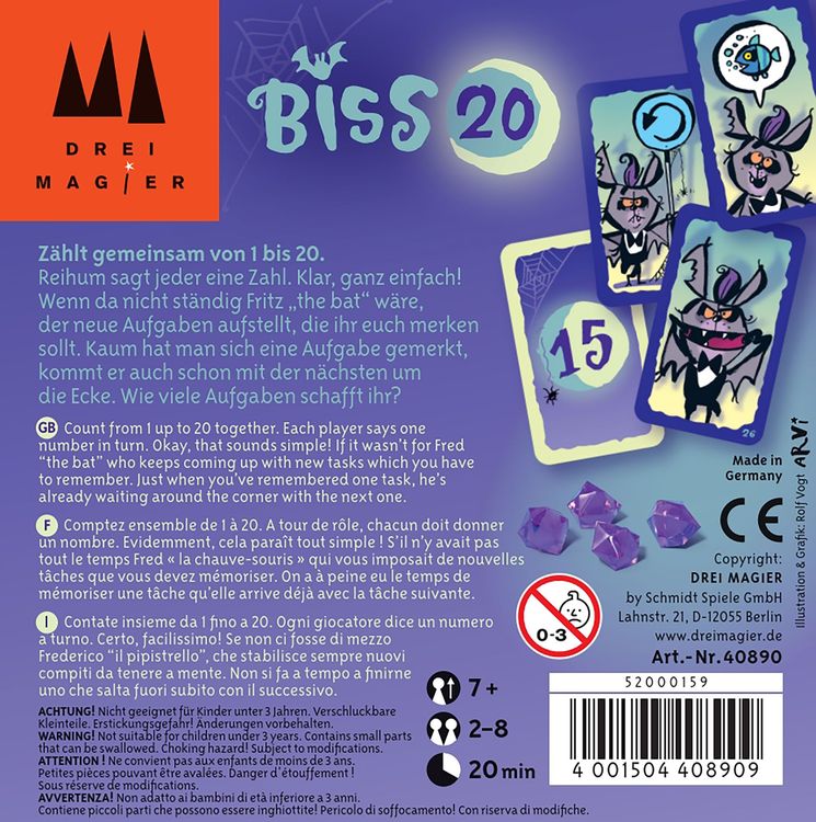 Produktbild: Drei Magier - Biss 20